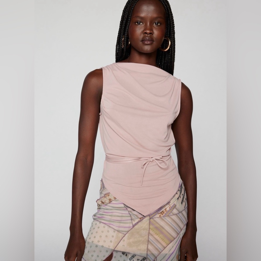 Geel Portia Top in Pink, Size M